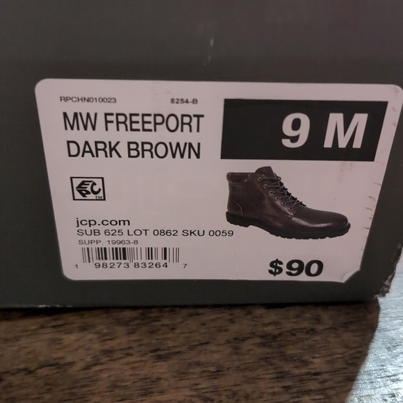 Mutual Weave Men\'s Freeport Dark Brown Lace Up Boots main image 5